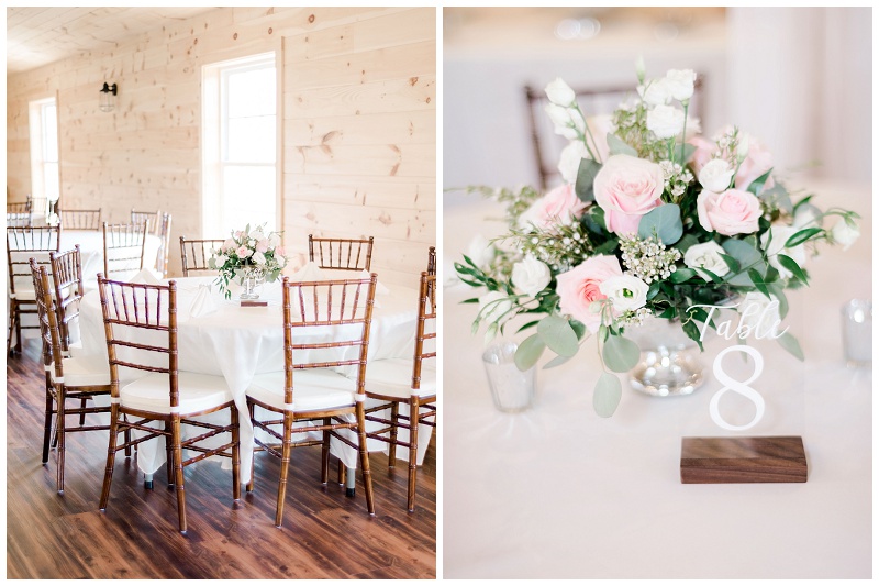 The Homeplace at Johnston Farm Wedding, Pink wedding reception decor, Elegant barn weddings in TN