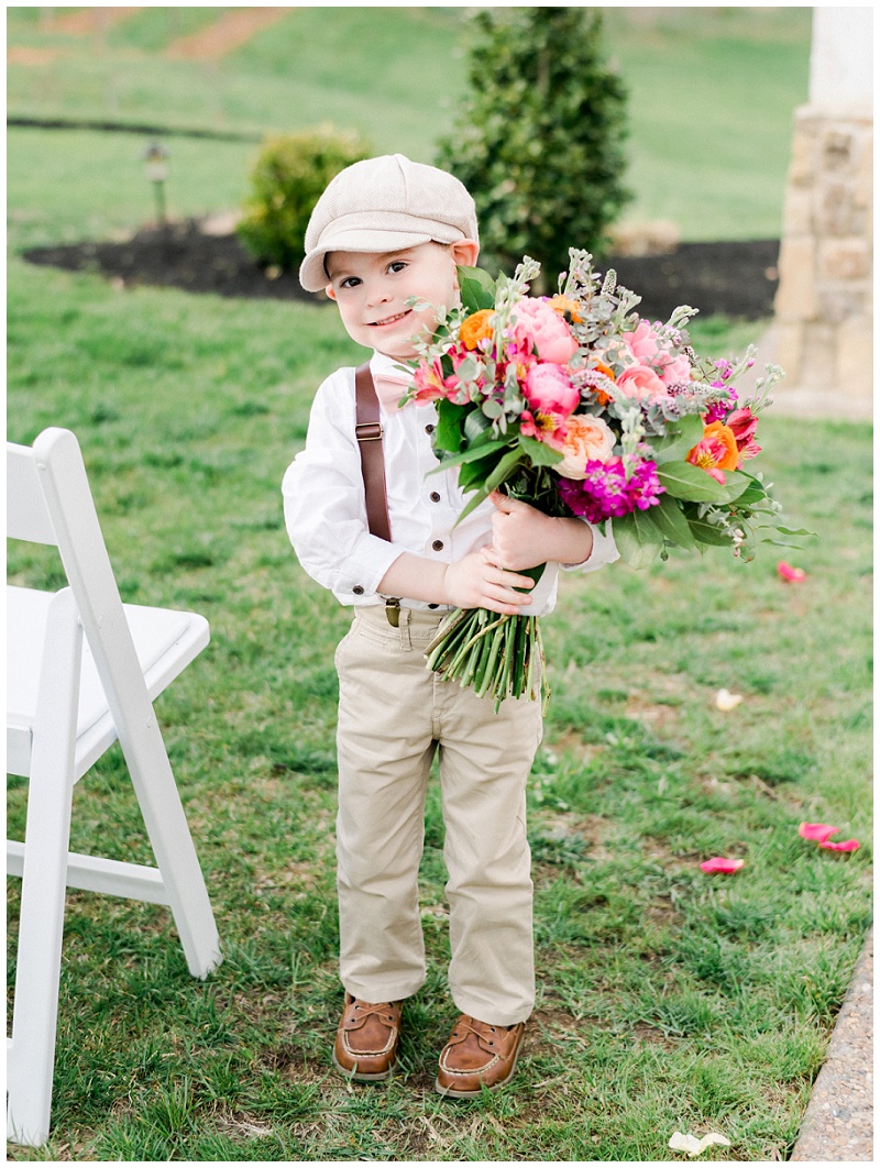 Ramble Creek Athens TN Wedding, Knoxville TN Barn wedding venues, ring bearer picture ideas