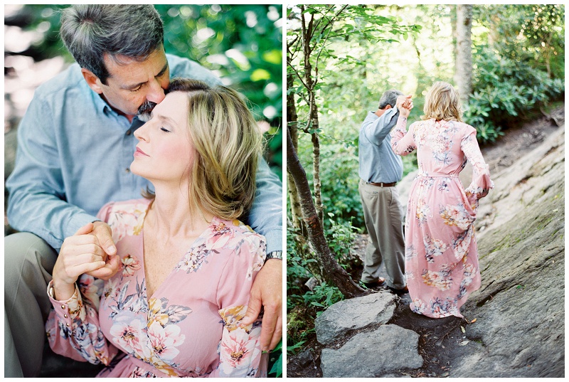Tips for choosing the best outfit for photos, engagement session planning, engagement outfit inspo, grandfather mountain engagement photos