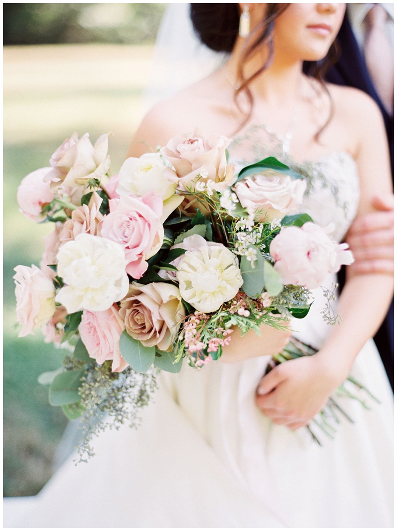 Ramble Creek Events, pastel wedding bouquet 