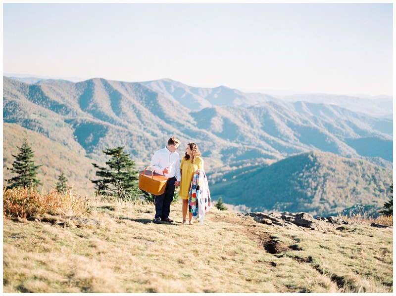Roan Mountain TN Engagement Photos, mountain engagement pictures, east tn wedding photographer