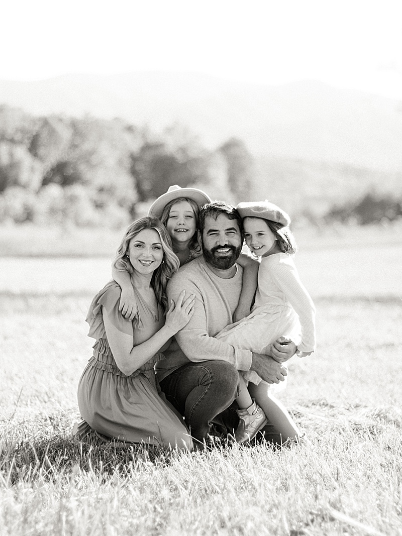 Family portraits taken in Pigeon Forge, Tennessee.