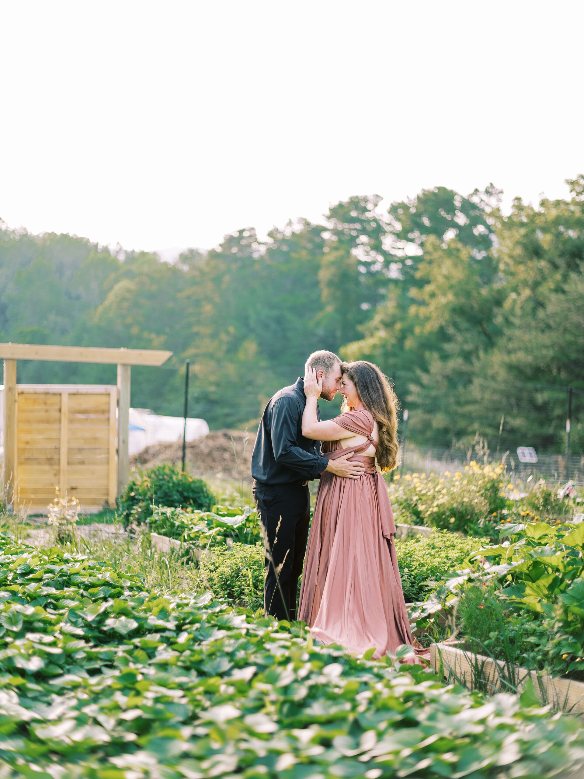 at home engagement session