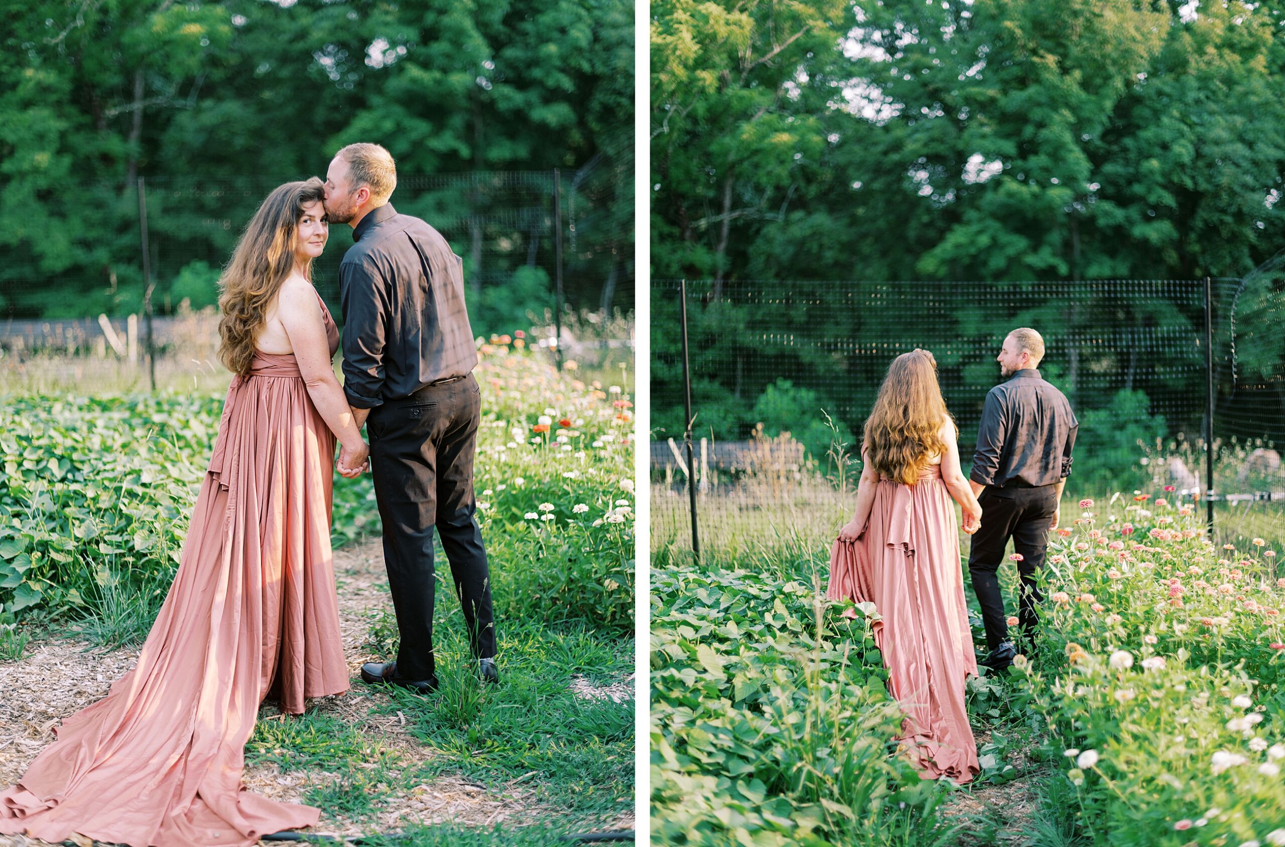 at home engagement session