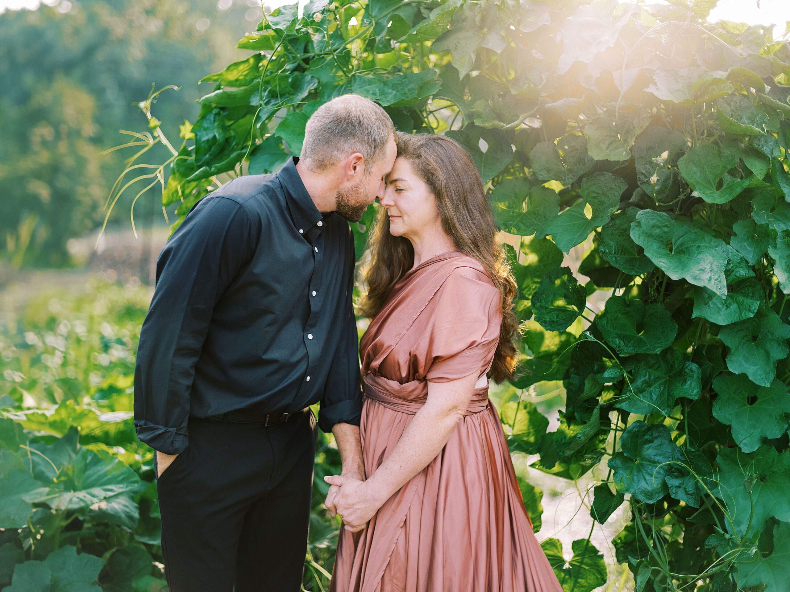 at home engagement session